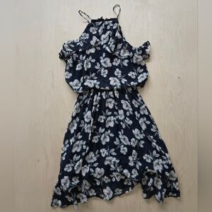 Floral Highneck Dress - Small